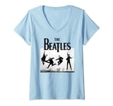 Womens The Beatles Jump at Sefton Park V-Neck T-Shirt