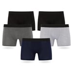 FM London Boxers (lot de 5) pour homme avec technologie de protection contre les odeurs HyFresh - Sous-vêtements respirants pour hommes adaptés à toutes les occasions