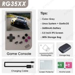 RG35XX Mini Retro Handheld Game Console 3,5" IPS 640*480 Screen Dual System Linux Garlic OS Kannettava videopelisoitin