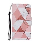 Xiaomi Redmi Note 10 Pro Case Phone Cover Flip Shockproof PU Leather with Stand Magnetic Money Pouch TPU Bumper Gel Protective Case for Xiaomi Redmi Note 10 Pro Wallet Case Marble