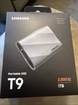 NEW SAMSUNG T9 1TB PORTABLE SSD EXTERNAL HARD DRIVE USB 3 WINDOWS MAC OS ANDROID