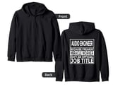 Audio Engineer Freakin' Miracle Worker Zip Hoodie