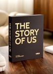 KAILA THE STORY OF US Black - Coffee Table Photo Album (60 Svarta Sidor)