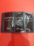 3xDior Sauvage Sample Set Cleanser & Mask 5ml+Moisturiser 2ml+Men’s Perfume 1ml