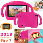 Kids Safe Handle Cover Stand Case Eva For Amazon Fire 7 2019 2017 7'' Tablet