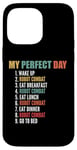 Coque pour iPhone 14 Pro Max My Perfect Day Robot Combat amusant