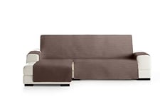 Eysa Oslo Housse, Microfiber, C/7 Marron-Vison, Chaise Longue 290 cm. Adapté aux canapés de 300 à 350 cm