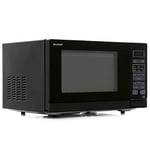 Sharp R372KM Solo Touch Control Microwave, 25 Litre capacity, 900W, Black