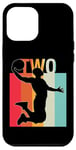 Coque pour iPhone 12 Pro Max Cadeau rétro joueur de basket-ball 2 ans pour hommes, garçons et enfants