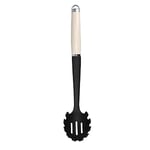 KitchenAid Pasta Server, Stainless Kitchen Utensil, Durable and Easy to Clean, Almond Cream