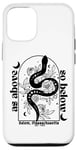 iPhone 12/12 Pro As Above So Below Witch Snake Spell Moon Feminist Case