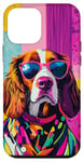 Coque pour iPhone 12 mini Pop Art PopArt Épagneul Springer gallois