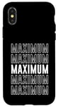 Coque pour iPhone X/XS Charge maximale :