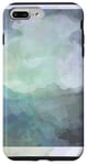 Coque pour iPhone 7 Plus/8 Plus Bleu aquarelle Design Art abstrait