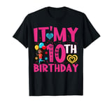 In My 10th Birthday Era Ten Bday 10 Year Old Birthday Girl T-Shirt