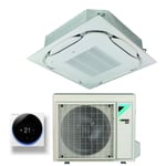 Bluevolution climatiseur cassette round flow 18000 btu fcag50b r-32 wi-fi optionala++/a+ class avec grille standard incluse - garantie europèenne