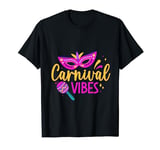 Rio Carnival Mask Funny Circus Rio de Janeiro Brazil Outfit T-Shirt