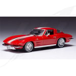 [FR] Ixo Model CHEVROLET CORVETTE STINGRAY 1963 RED/WHITE 1:43 - CLC479