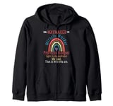 Religious Miracle Worker Waymaker Pride Zip Hoodie