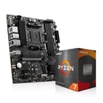 AMD Ryzen 7 5700X 8 Core 4.6GHz, MSI B550M PRO-VDH CPU Bundle