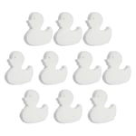 10pcs - Éponge de nettoyage de piscine en forme de canard, filtre de piscine, baignoire chaude, Spa, outil de nettoyage des boues, 10 pièces