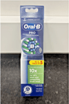 Oral B Cross Action Clinically 10X Electric Toothbrush Heads | 5 XL Pack | White