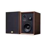 Wharfedale Super Denton Speakers - Retro Bookshelf 3-way Loudspeaker - WALNUT