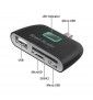 Lecteur De Cartes Pour Nokia 2.3 Smartphone Micro Usb Android Sd Micro Sd Usb Adaptateur Universel (Noir)