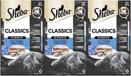 Sheba Nourriture Humide pour Chat Diverses Saveurs - 72 Bols (6 x 12 x 85 g)