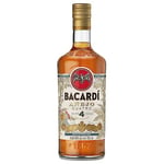 BACARDÍ Anejo 4 Year Old, 40% ABV, 70cl / 700ml, Premium Caribbean Rum, Barrel Aged 4 Years in Oak Casks Under the Caribbean Sun