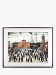 John Lewis LS Lowry 'Going To Work 1943' Framed Print & Mount, 63.8 x 80.2cm