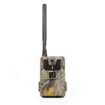 PNI Caméra de Chasse Hunting 840S avec Internet 4G LTE et Batterie Inclus, transmet simultanément vidéo et Photo sur Le téléphone, 3 e-mails, Full HD 1080P, Vision Nocturne Camouflage