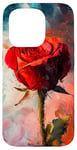 Coque pour iPhone 15 Pro Rose Art abstrait Rose Art Floral Artistique Fleur