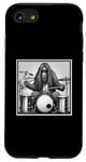 Coque pour iPhone SE (2020) / 7 / 8 Sasquatch Bigfoot Musique Drums Batteur Band Cadeau Graphique