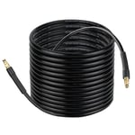 10 m High Pressure Washer Hose for Karcher K2 K3 K4 K5 K6 K7, 5800PSI High Pressure Replacement Hose with Copper Click Type Connect Plug, Jet Wash Pipe Cleaning Car Road Garden