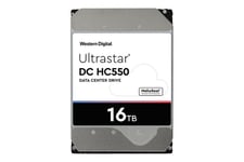 WD Ultrastar DC HC550 WUH721816ALE6L4 - 16 TB - HDD - 7200 rpm - SATA 6Gb/s