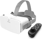 VR Headset for Phone Virtual Reality Glasses with Bluetooth Controller