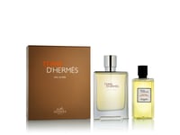 Hermès Terre D'hermès Eau Givrée Edp Refillable 100 Ml + Sg For Body &Amp  Hair 80 Ml (Man)