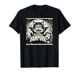 Funny Vampire Cat, Halloween, Love Cats with Attitude T-Shirt