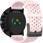 Nytt silikonarmband Sport armband för Suunto 9 & Suunto 7 - Rosa (Stor storlek)