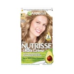 Garnier Nutrisse Permanent Hair Dye, Natural-looking, hair colour result, For All Hair Types, 8 Blonde