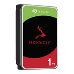 1TB Seagate IronWolf ST1000VN008 NAS Hard Drive, 3.5" HDD, SATA III 6Gb/s, 5400r