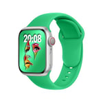 ELETTRONEO SBC1 Bracelet Sport pour Apple Watch Band Ultra 2 49mm, Series 10 46mm, 9 8 7 45mm 41mm, SE 6 5 4 44mm 40mm, 3 2 1 42mm 38mm Femme Homme Silicone, Vert Poison