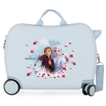 Disney Frozen La Reine des Neiges Trust your journey Valise Enfant Bleu 50x38x20 cms Rigide ABS Serrure à combinaison 38L 2,1Kgs 4 roues Bagage à main