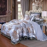 N\C Bedding Set Duvet Covers Full Queen Size Comforter Set Duvet Cover Sets Silk King Size Cotton Double Duvet Covers Set Blue King Size Gold Double Duvet Covers Set Silk Cotton Satin Jacquard