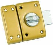 Abus CLK CB45 B C Classic Cylinder and Button Bolt Lock 45 mm Diameter Bronze