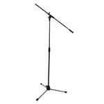 On-Stage MS7701C Tripod Microphone Boom Stand, Chrome