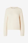 Selected FEMME - Tröja slfGabella LS Pearl Knit - Beige