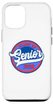 Coque pour iPhone 12/12 Pro T-shirt Senior Class Of 2028 High School College Senior