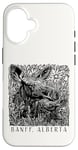 iPhone 16 Banff, Alberta Canada Canadian Moose Mama and Baby Souvenir Case